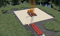 叉车起重机作业三维虚拟动画高清：三维虚拟演示动画制作