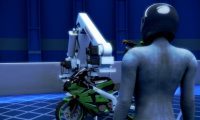 工业机器人机械手臂组装摩托车生产：工业器械三维动画制作